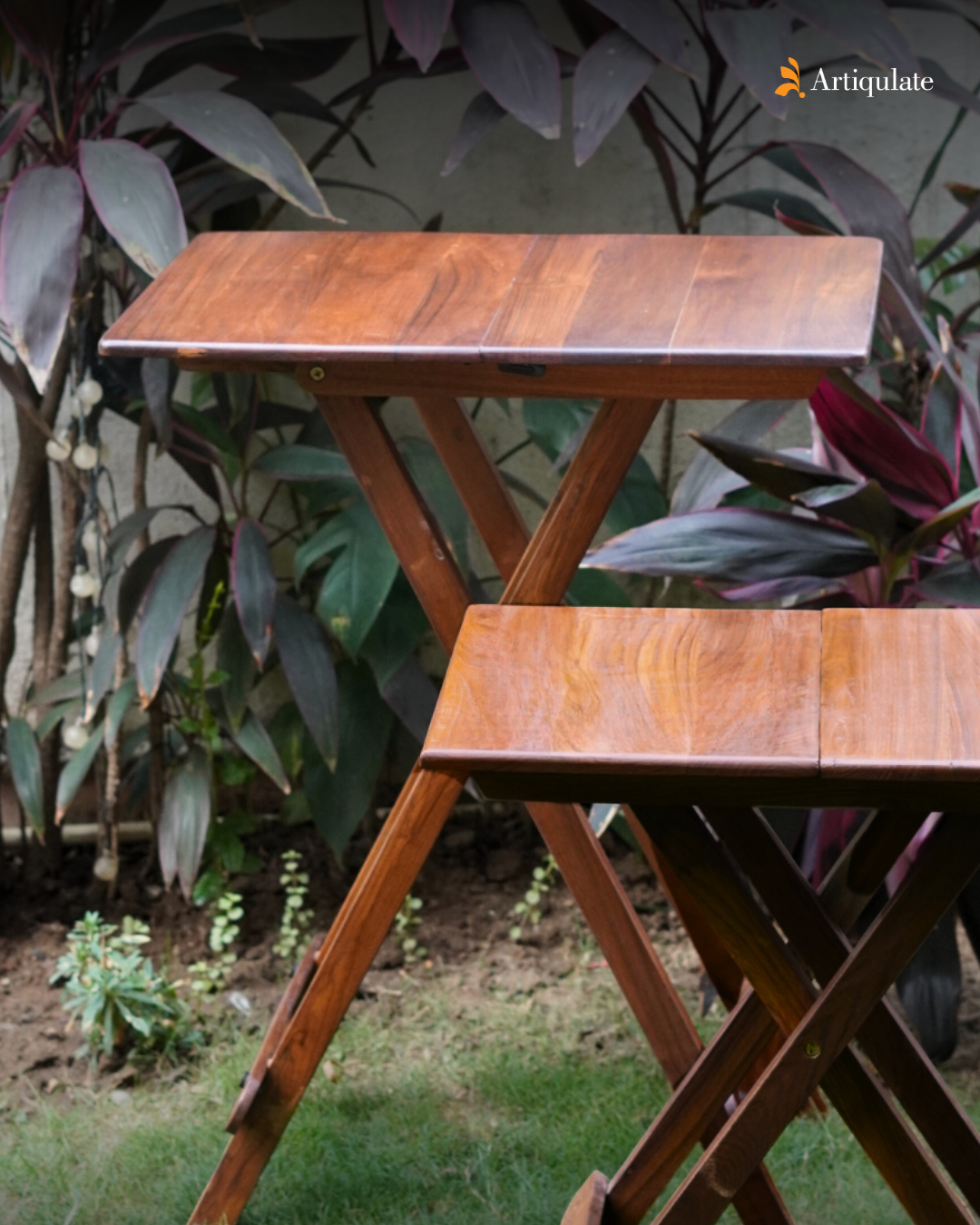 Folding Table Teak Wood - Large