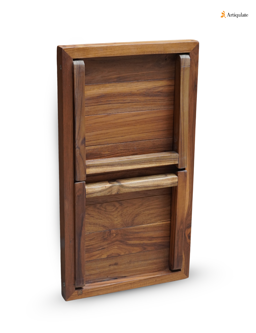Folding Bed Table - Teak Wood