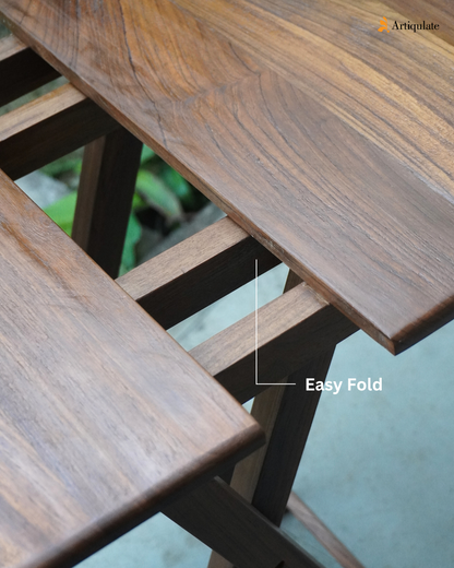 Folding Table Teak Wood