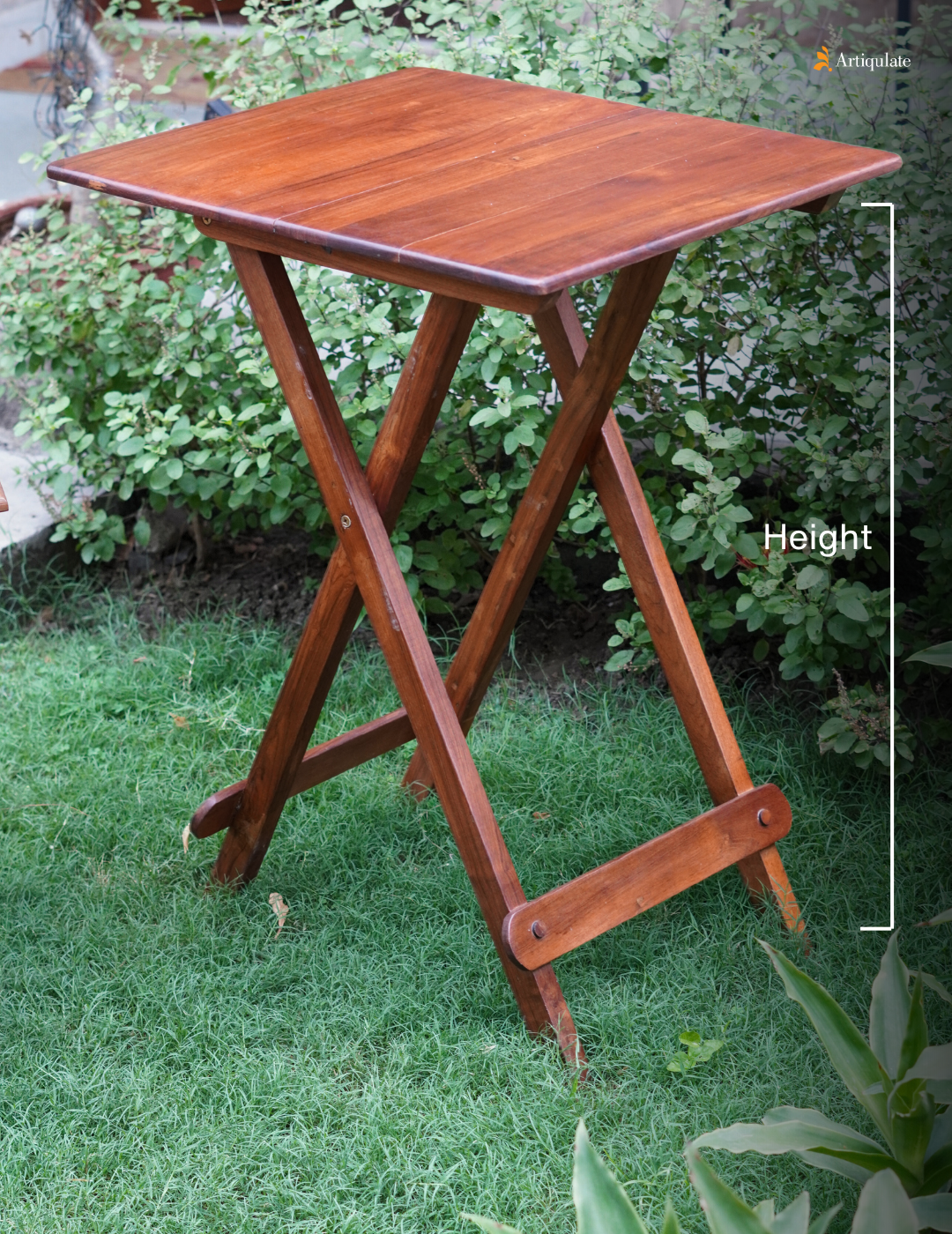 Folding Table Teak Wood - Large
