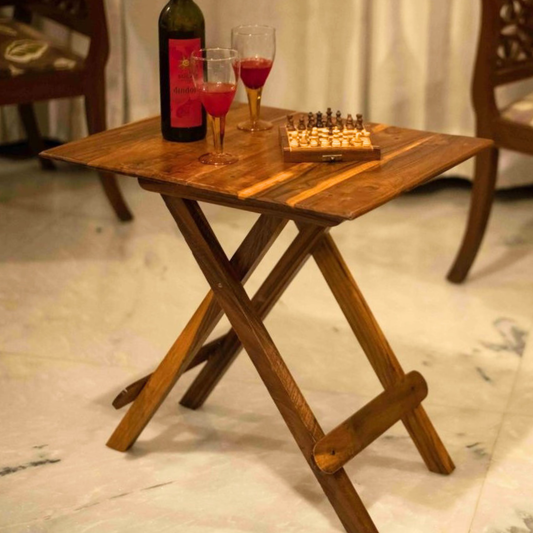 Folding Table Teak Wood