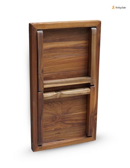Folding Bed Table - Teak Wood
