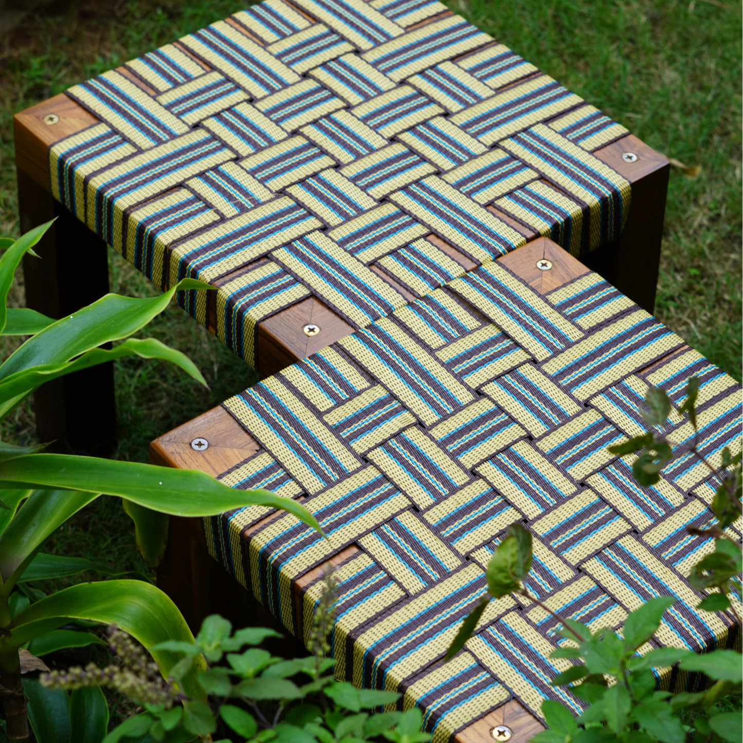 Newar Teak Wood Stool