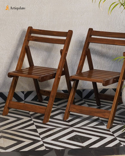 Teak Wood Folding Chair